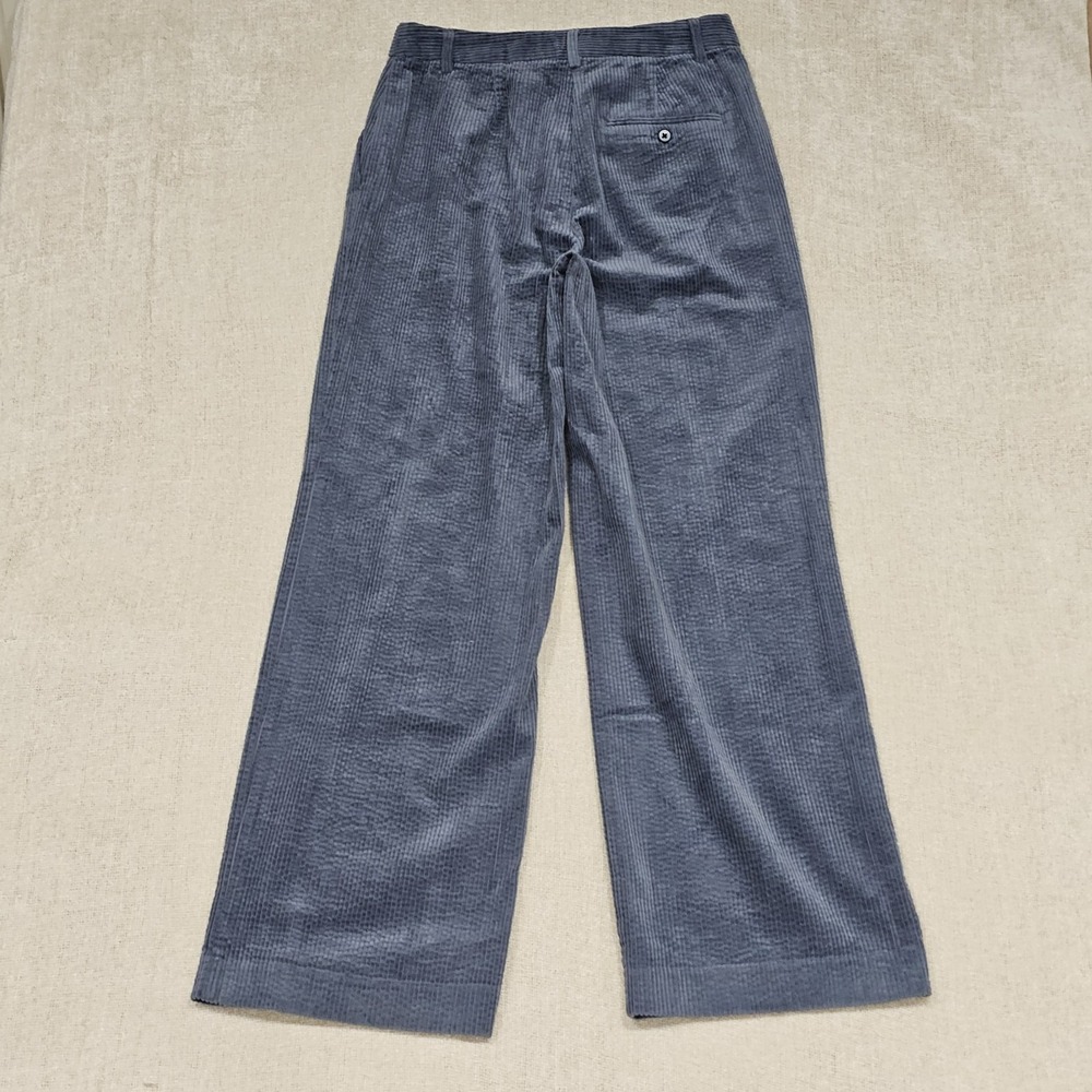 EUC La Redoute Light Blue Corduroy Dress Pants Made In France Sz FR 38/ US 10